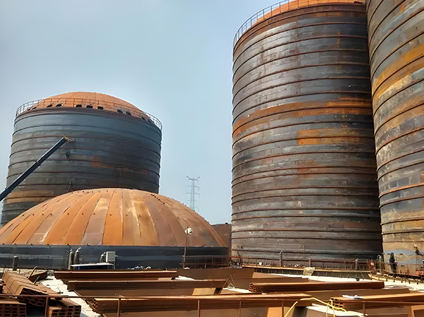 留坝焦粉钢板仓